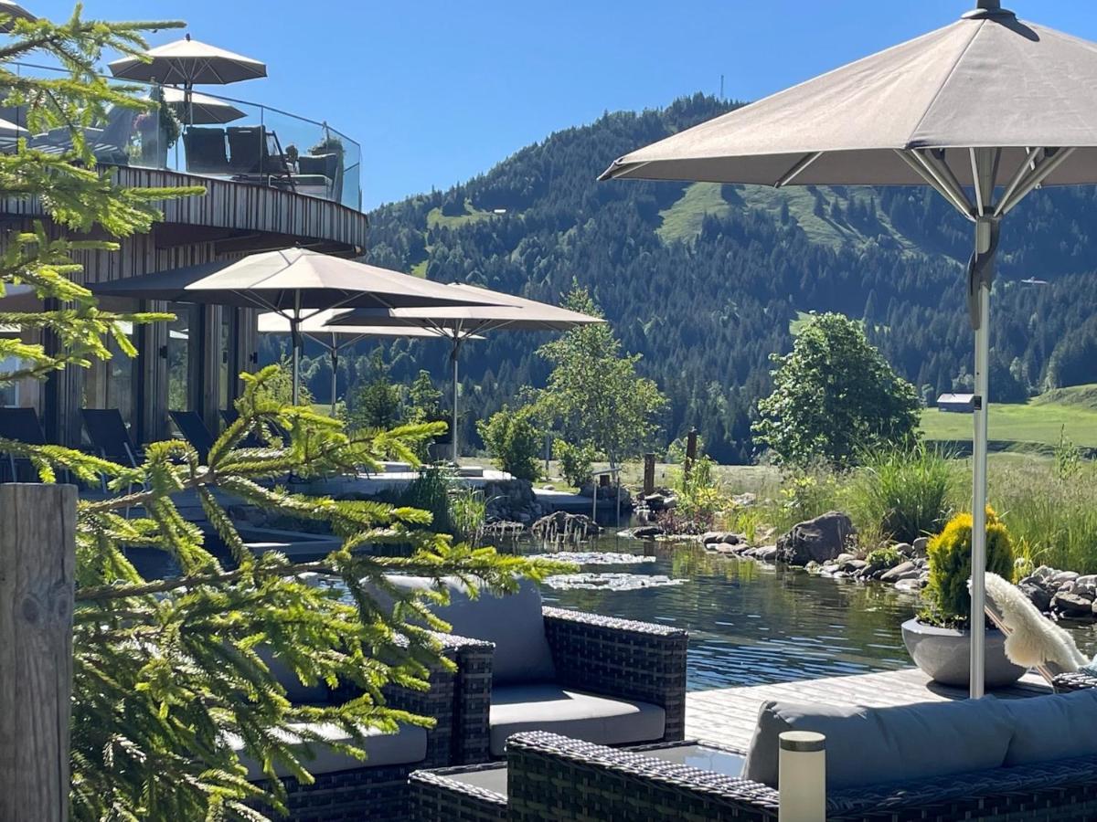 Hotel Torghele'S Wald & Fluh Balderschwang Exterior foto